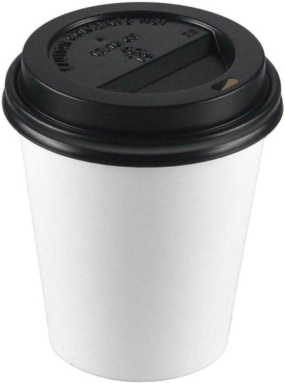 NYHI CUPS WITH BLACK LIDS (100, 12 oz) - NY-HI