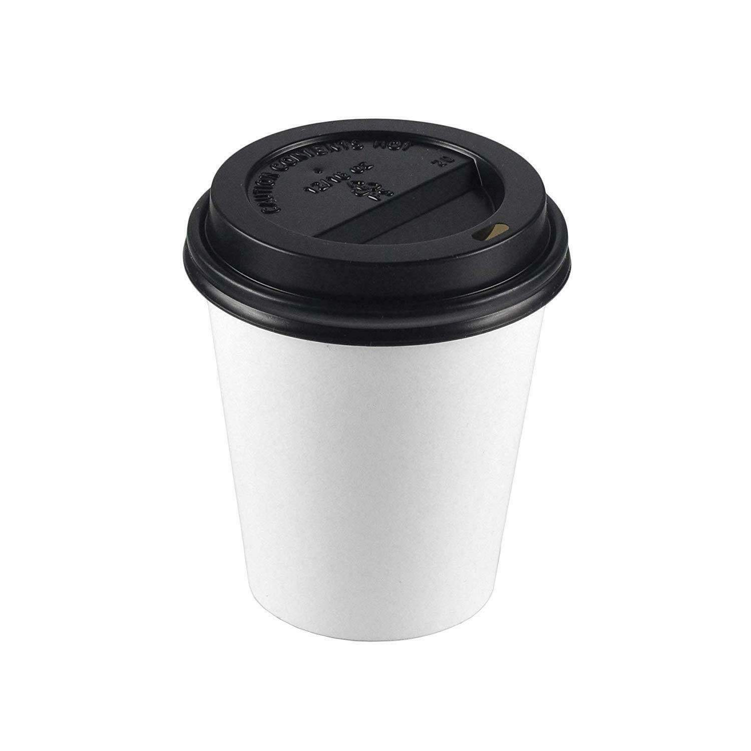 NYHI CUPS WITH BLACK LIDS (100, 12 oz) - NY-HI