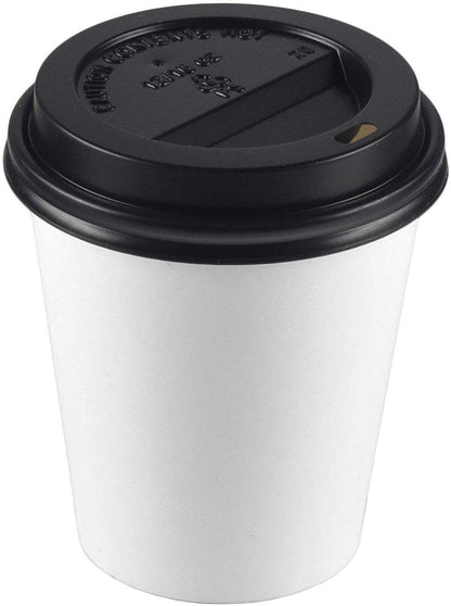 NYHI CUPS WITH BLACK LIDS (100, 12 oz) - NY-HI